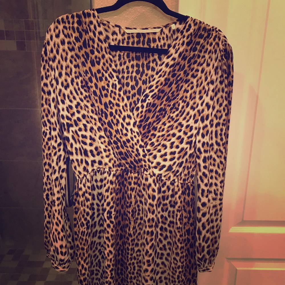 Twelfth Street by Cynthia Vincent leopard dress L